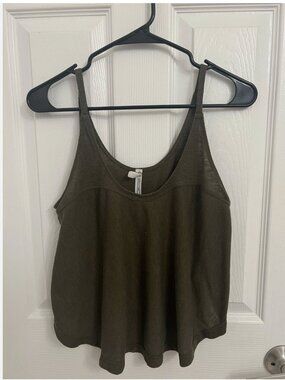 Free People Olive Swing Tank Size XS - Pre-Owned - Excellent Condition